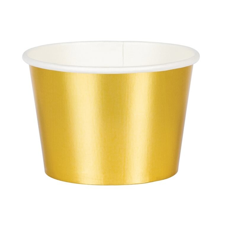 Product Image for Jäätelökulho kultafolioitu 8 kpl