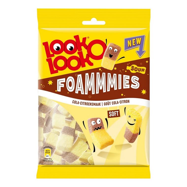 Product Image for Look-O-Look - Foammies Cola Lemon 180 grammaa (Parasta ennen -päivämäärä 2024-09-30)