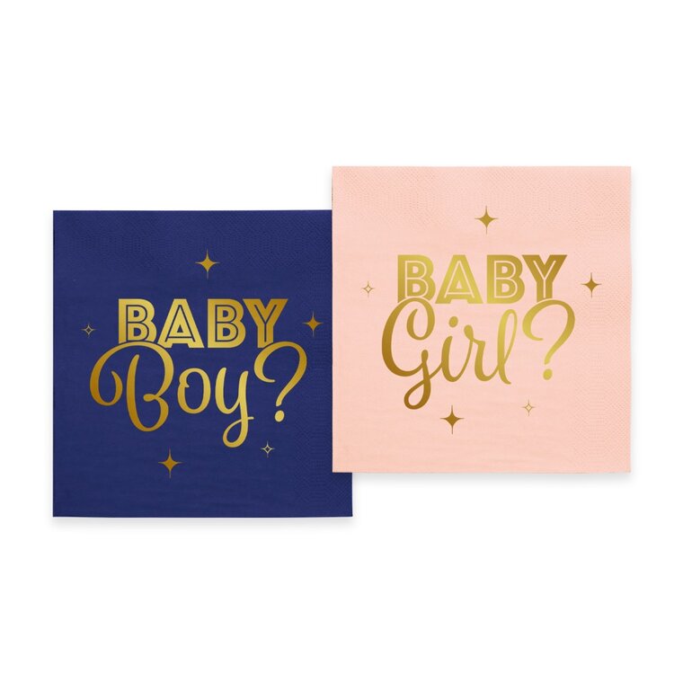 Product Image for Gender Reveal Servetit 20 kpl