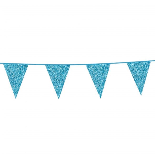 Product Image for Kimaltava lippuviirinauha sinisenä 6 m