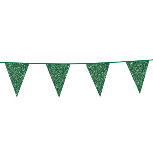 Product Image for Glitterinen Lippuviirinauha vihreä 6 m