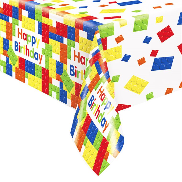 Product Image for Rakennuspalikat - Muovipöytäliina 137 x 213 cm