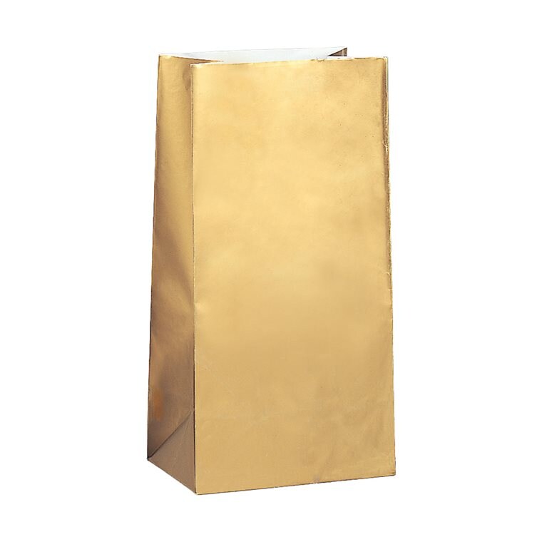 Product Image for Juhlapussit paperia - Kultametallia 10 kpl