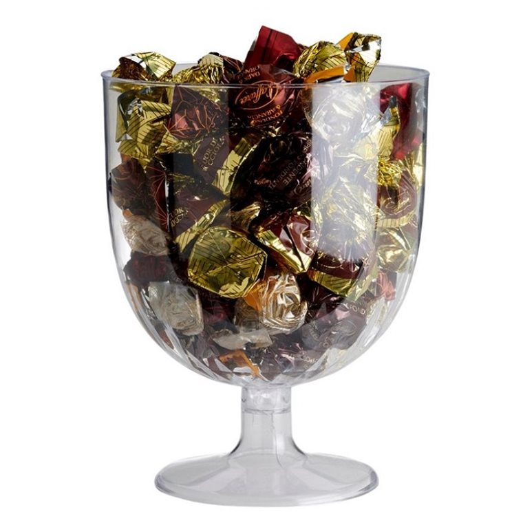 Product Image for Muovinen karkkikulho jalalla 20 cm