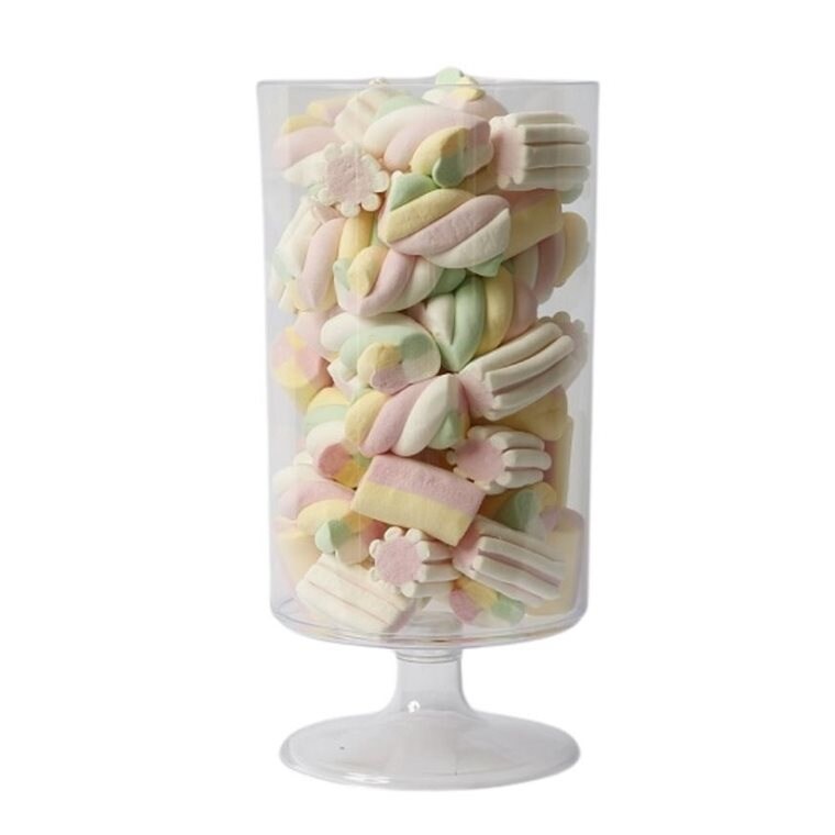 Product Image for Muovinen karkkikulho jalalla sylinterimäinen 25 cm