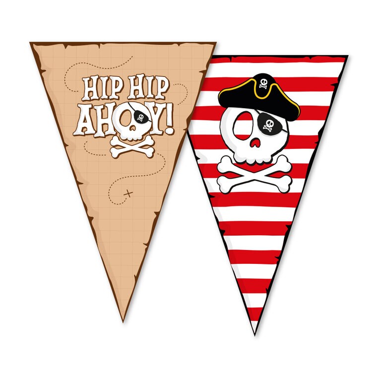 Product Image for Pirate Hip Hip Ahoy Lippuviirinauha 10 metriä