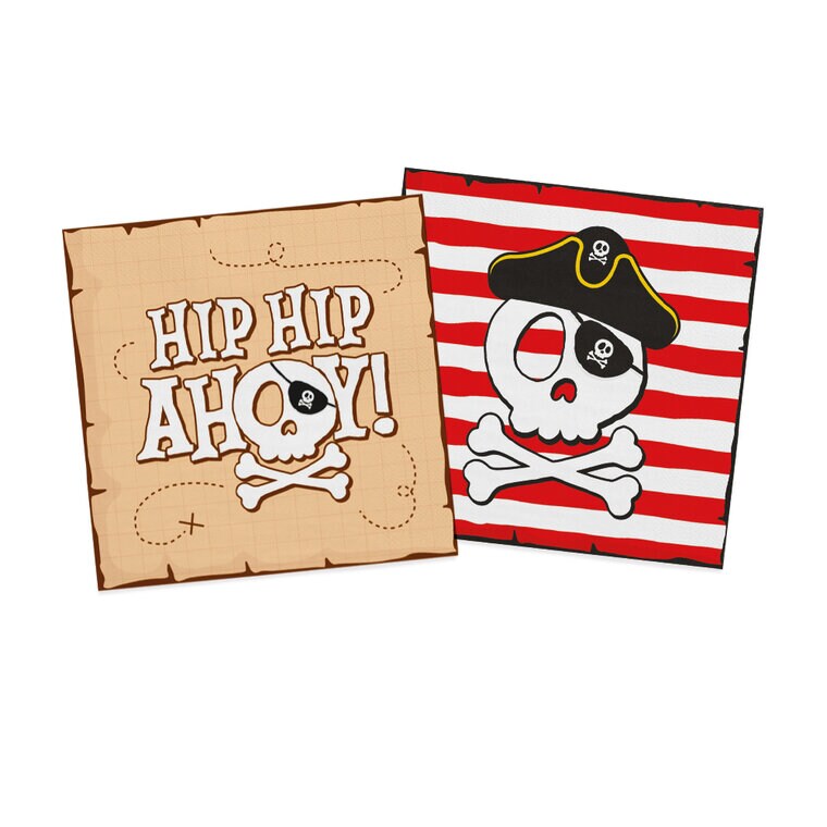 Product Image for Pirate Hip Hip Ahoy Servetit 20 kpl