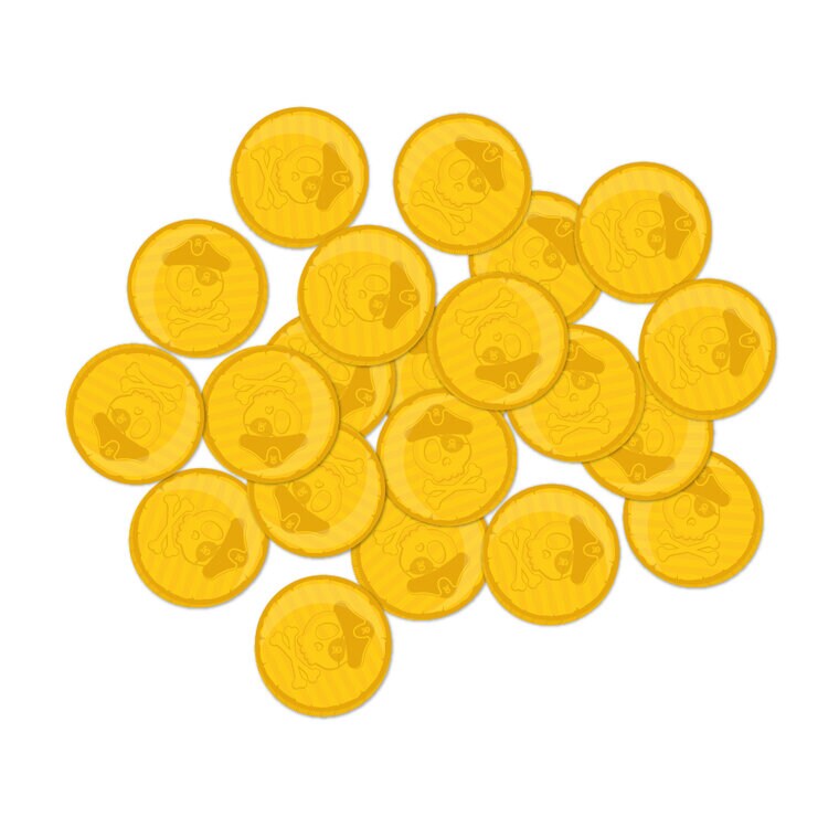 Product Image for Pirate Hip Hip Ahoy Konfetti Kultakolikot