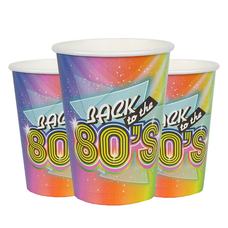 Product Image for Back to the 80's - Pahvimukit 10 kpl