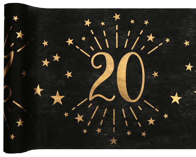 Product Image for Kaitaliina Musta & Kulta 20-vuotisjuhliin 5 metriä