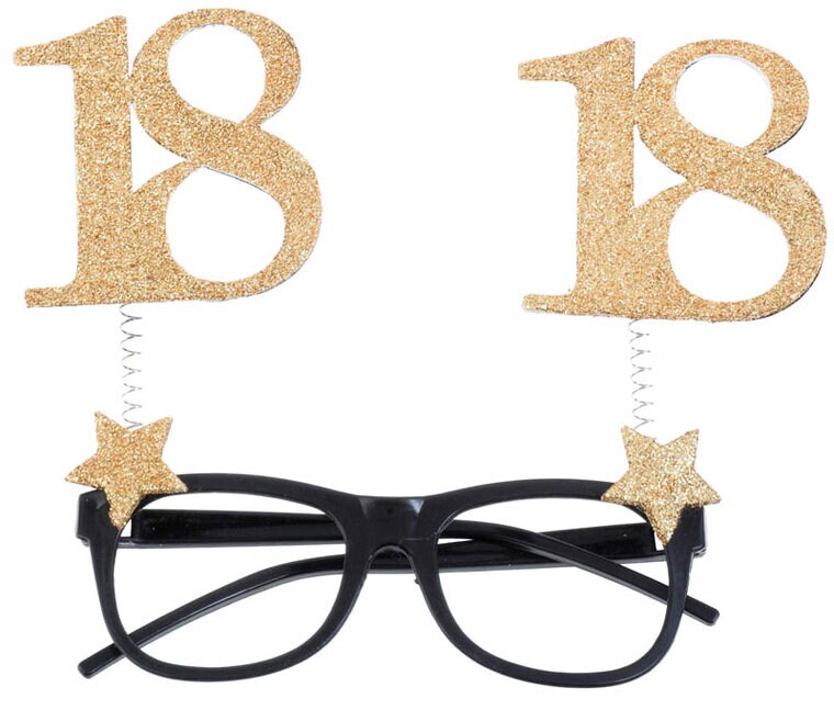 Product Image for Juhlasilmälasit Kultakimalle 18 vuotta