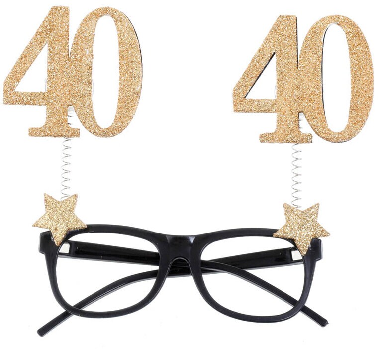 Product Image for Juhlasilmälasit Kultakimalle 40 vuotta