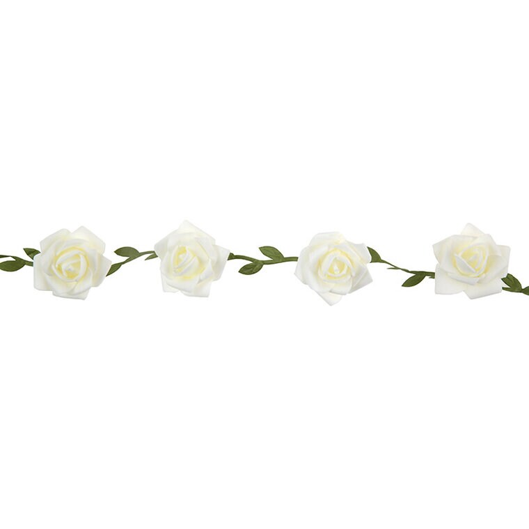 Product Image for Koristeköynnös, Valkoiset Ruusut 120 cm