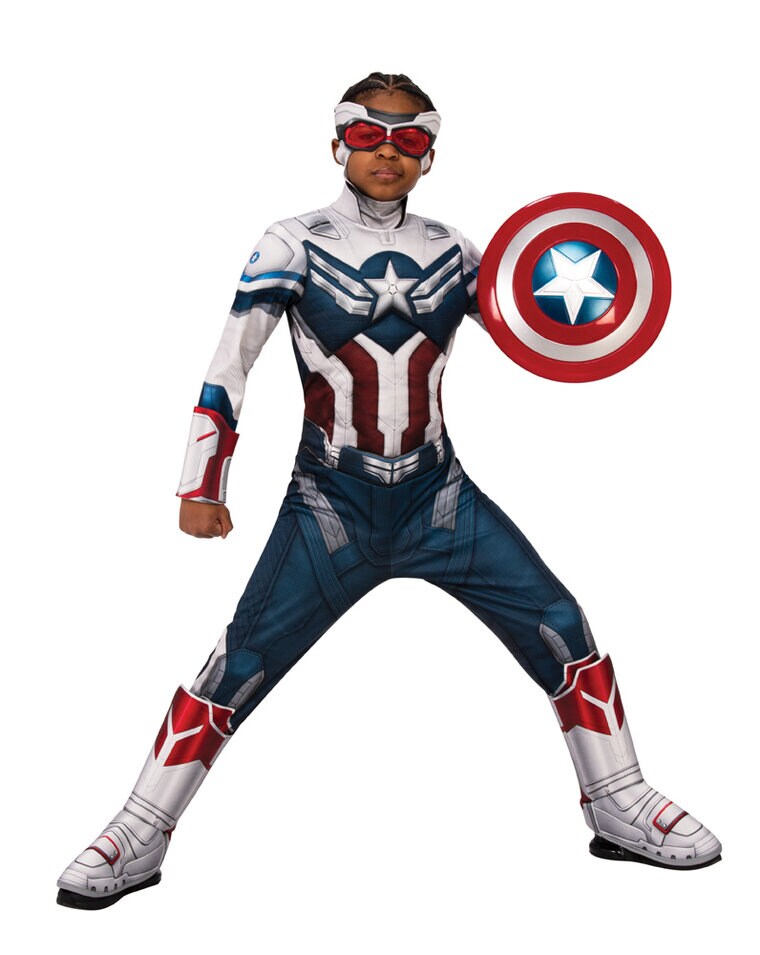 Product Image for Captain America Winter Soldier Naamiaisasu Deluxe Lapset 7-8 vuotta
