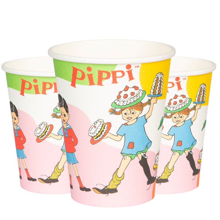 Product Image for Peppi Pitkätossu - Pahvimukit 8 kpl
