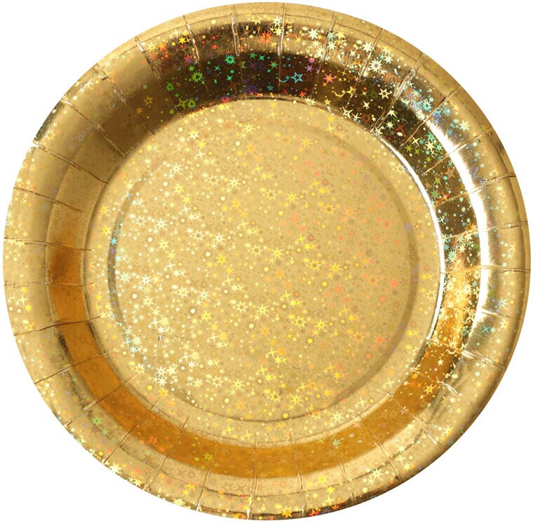 Product Image for Holograafinen Kulta - Lautaset 10 kpl