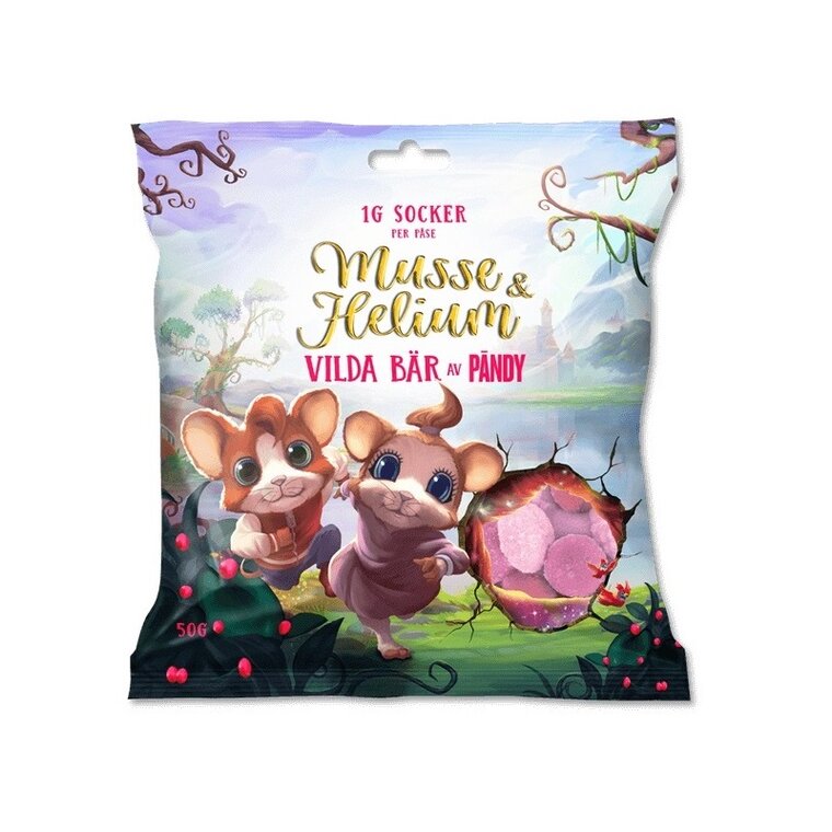 Product Image for Pändy Karkki Musse ja Helium - Villimarjat 50 grammaa