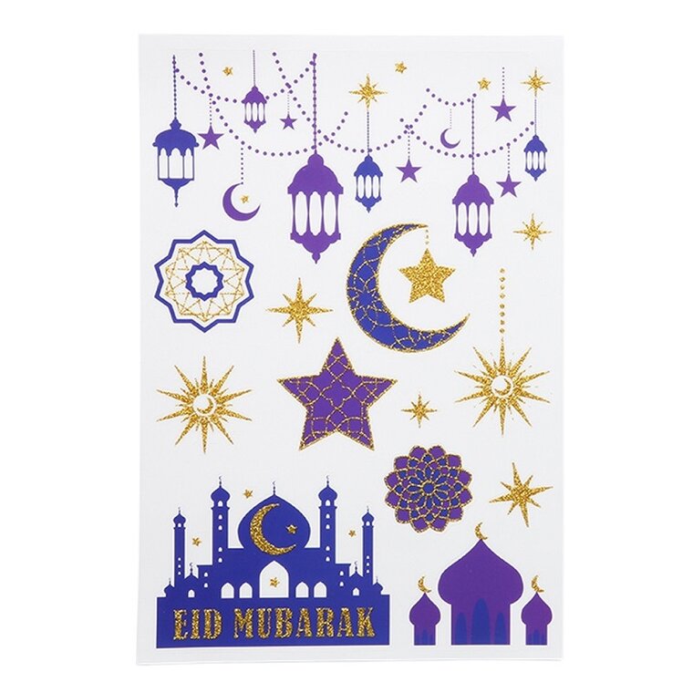 Product Image for Eid Mubarak - Ikkunatarrat 2 arkkia