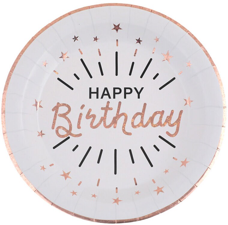 Product Image for Sparkling Happy Birthday - Lautaset 10 kpl