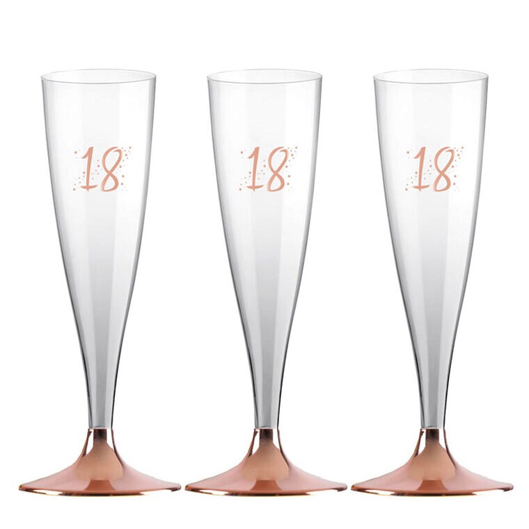 Product Image for Samppanjalasi, Ruusukulta 18-vuotta 6-pakkaus
