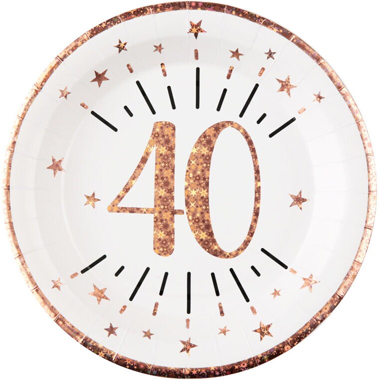 Product Image for Lautaset - Ruusukulta 40-vuotta 10 kpl