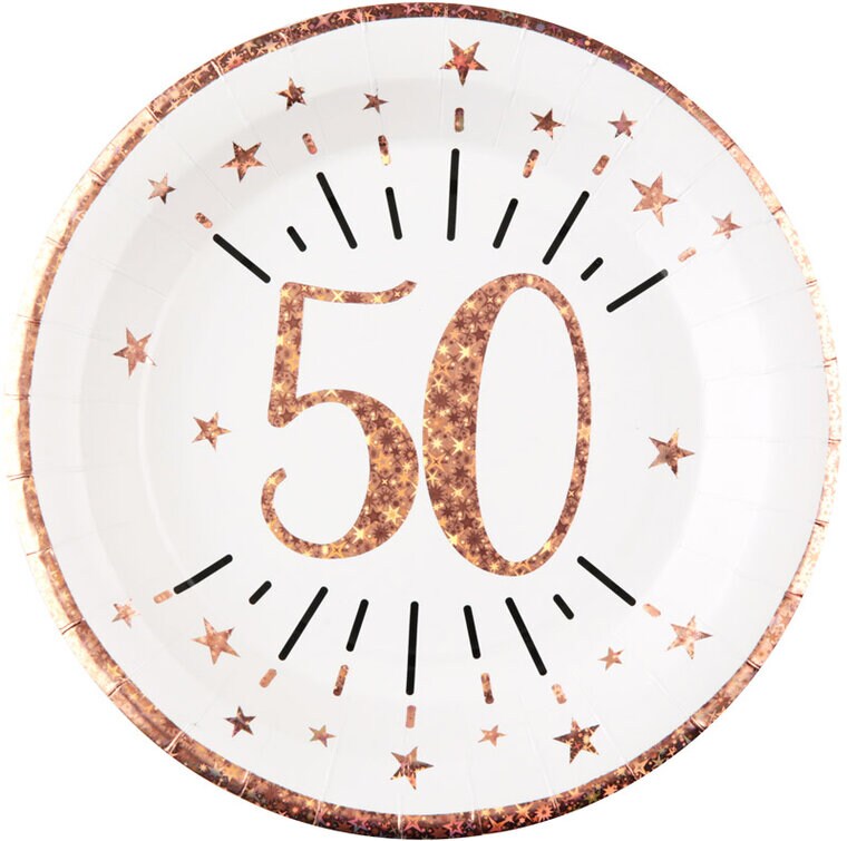 Product Image for Lautaset - Ruusukulta 50-vuotta 10 kpl