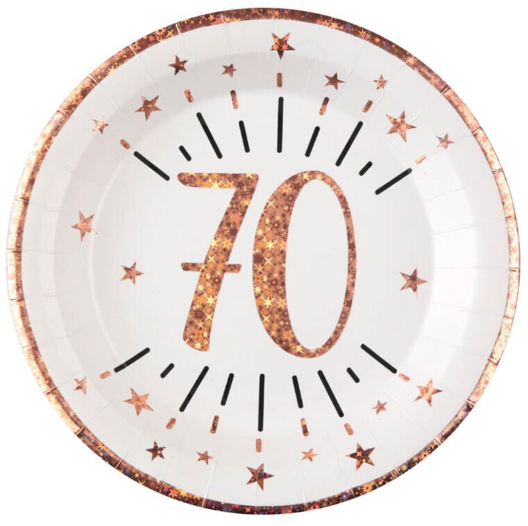 Product Image for Lautaset - Ruusukulta 70-vuotta 10 kpl
