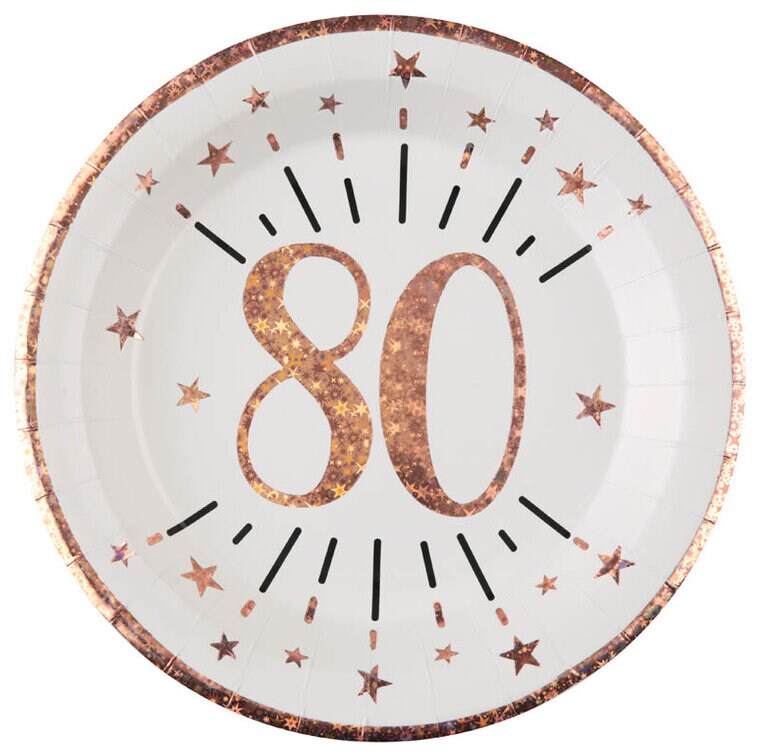 Product Image for Lautaset - Ruusukulta 80-vuotta 10 kpl