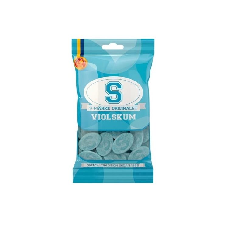 Product Image for S-märke Violskum -karkki 70 grammaa