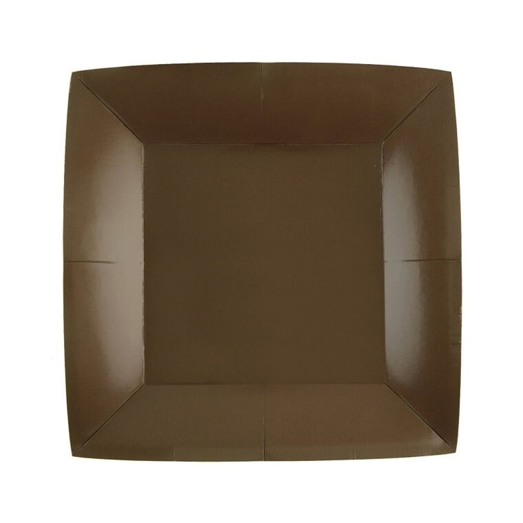 Product Image for Lautaset 18 cm - Ruskea 10 kpl