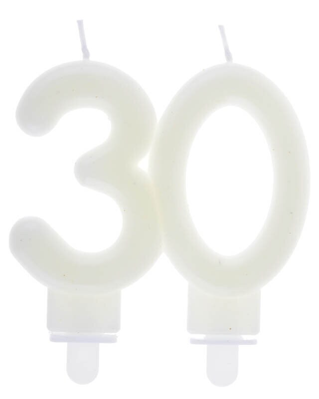 Product Image for Kakkukynttilä Glow in the dark 30 vuotta