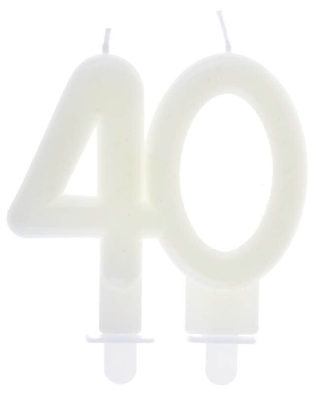 Product Image for Kakkukynttilä Glow in the dark 40 vuotta