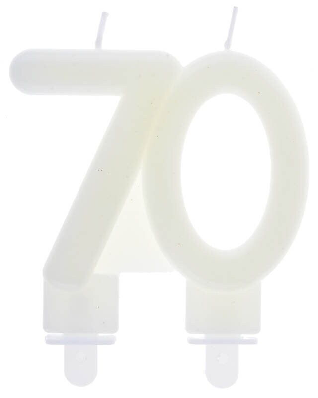 Product Image for Kakkukynttilä Glow in the dark 70 vuotta