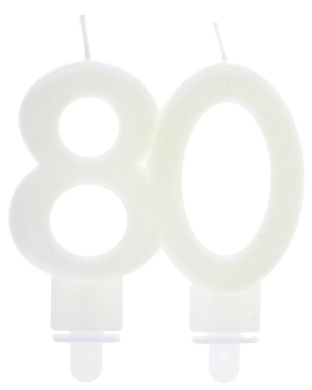 Product Image for Kakkukynttilä Glow in the dark 80 vuotta