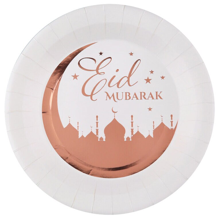 Product Image for Eid Mubarak - Lautaset Ruusukulta 10-pakkaus