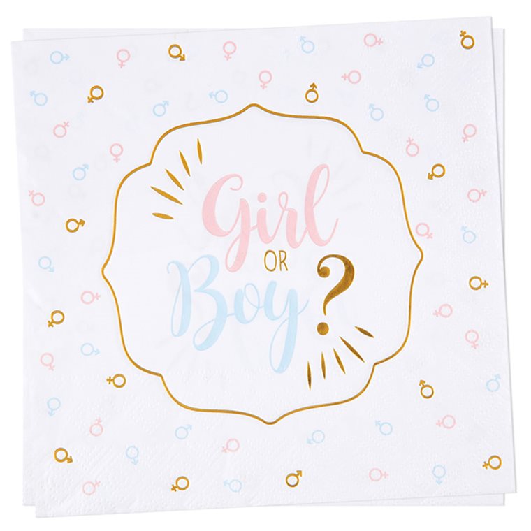 Product Image for Girl or Boy - Servetit 20 kpl