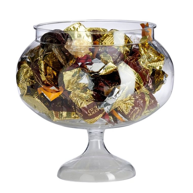 Product Image for Muovinen karkkikulho jalalla 16 cm