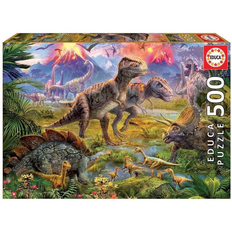 Product Image for Educa Palapeli - Dinosaur Encounter 500 palaa