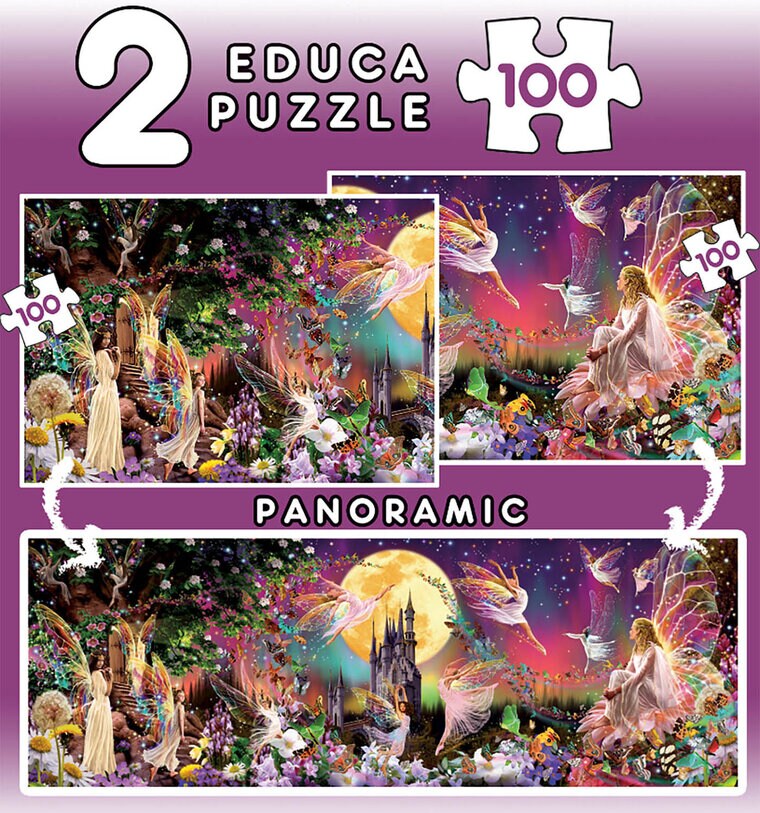 Product Image for Educa Palapeli, Fairy Triptych 2x100 palaa
