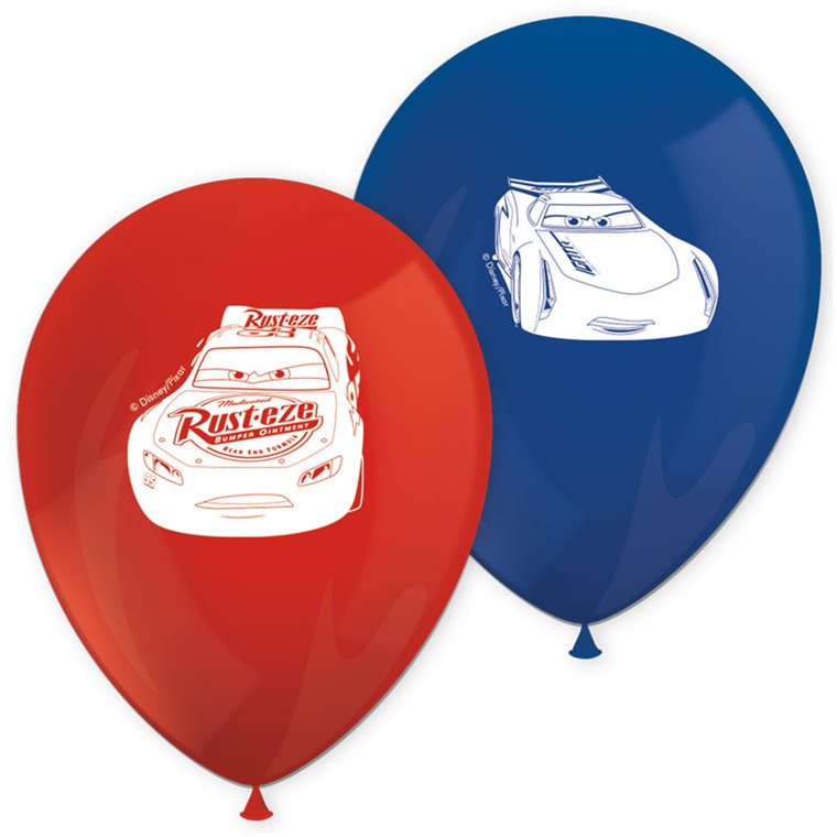 Product Image for Disney Autot - Ilmapallot 8 kpl