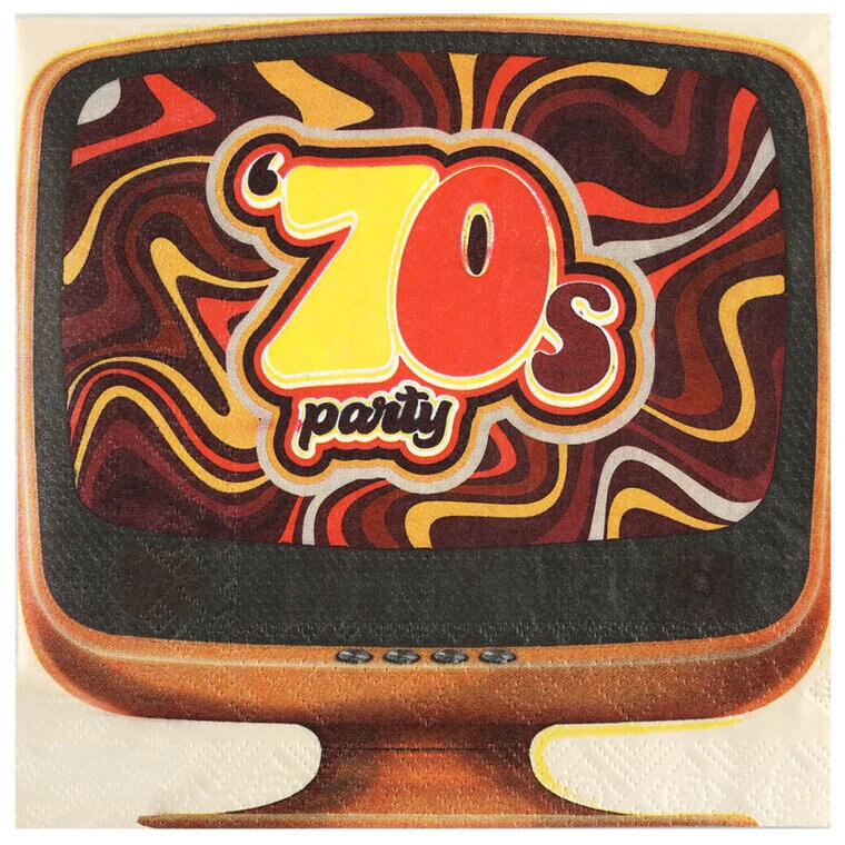 Product Image for Back to the 70's - Servetit 20 kpl