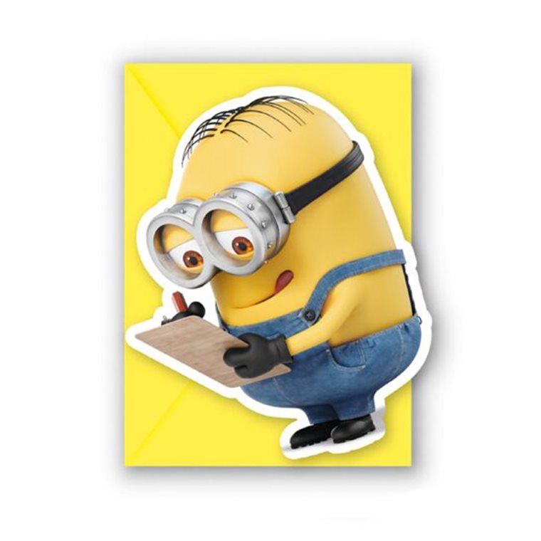 Product Image for Minions - Kutsukortit kirjekuorilla 6 kpl