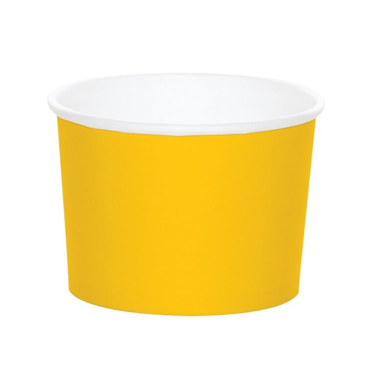 Product Image for Jäätelökulhot Keltainen 8 kpl