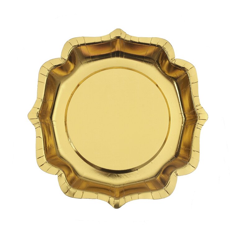 Product Image for Kultafolioidut Lautaset 10 kpl