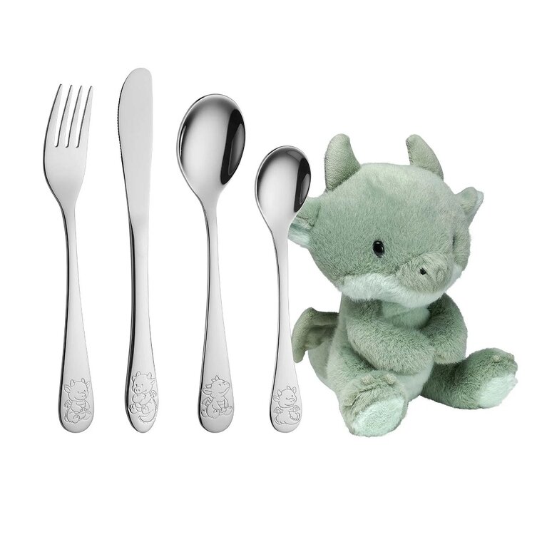 Product Image for Kastelahja Lohikäärme aterimet ja pehmolelu