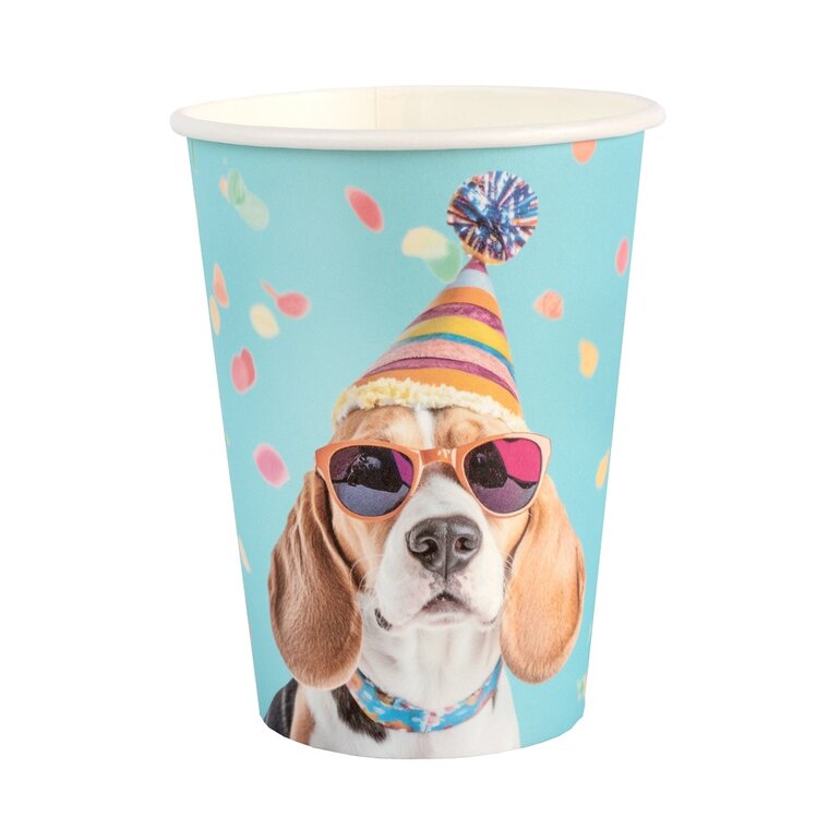 Product Image for Party Dog Pahvimukit 6 kpl