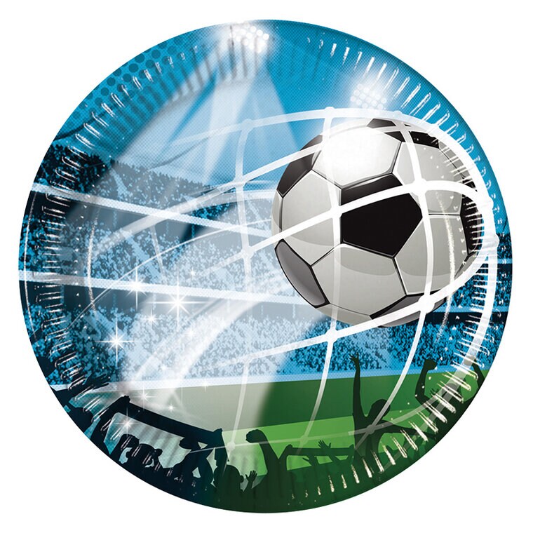 Product Image for Soccer Fans - Pahvilautaset 8 kpl (20 cm)