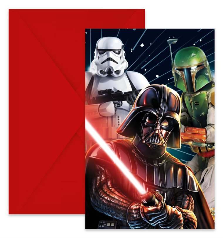 Product Image for Star Wars - Kutsukortit kirjekuorilla 6 kpl