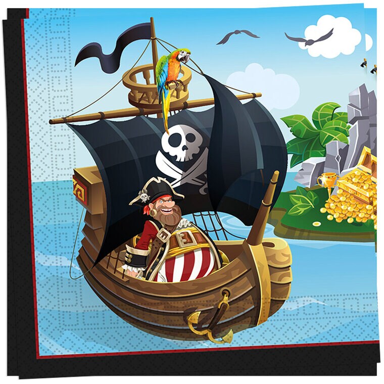 Product Image for Pirates Island - Servetit 20 kpl