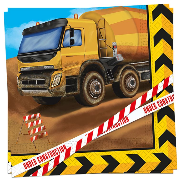 Product Image for Rakennustyömaa - Servetit 20 kpl